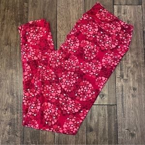 LulaRoe TC Valentines Heart leggings